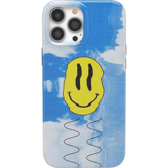 On Cloud Nine | Glitch Smiley Face Case