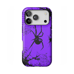 Violet Script iPhone Case