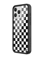 Checkers | Black iPhone Case