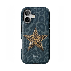 Denim Cheetah iPhone Case