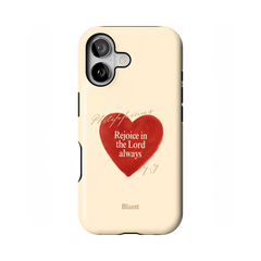 Philippians 4:4 iPhone Case