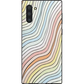 Ride The Wave | Pastel Rainbow Lined Samsung Case
