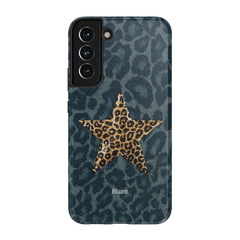 Denim Cheetah Samsung Case