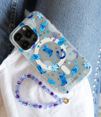 Disco Cowgirl Blue MagSafe® Compatible iPhone Case