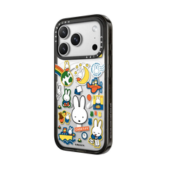Miffy Postage Collage Sticker Case (Clear)