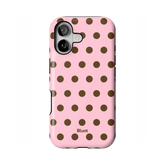 Blush Polka iPhone Case
