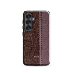 Maroon Grain Samsung Case