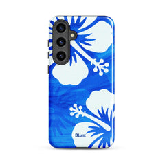Blue Hibiscus Samsung Case