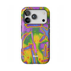 Neon Terrain iPhone Case