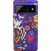 Viva La Vida | Frida Kahlo Collage Floral Google Pixel Case