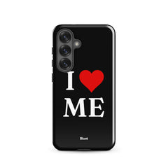 I Love Me in Black Samsung Case