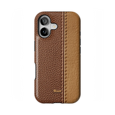 Two-Tone Walnut iPhone Case