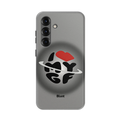 Grey Aura Girlfriend Samsung Case