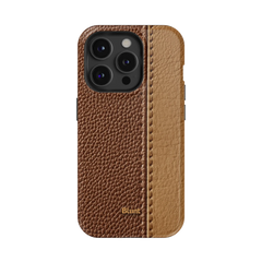 Two-Tone Walnut iPhone Case