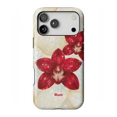 Crimson Orchid iPhone Case