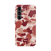 Reddish Camo Samsung Case