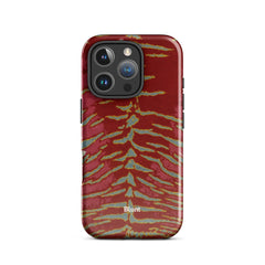 Crimson Veins iPhone Case