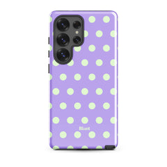 Lavender Mint Polka Samsung Case