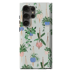 Hanging Around | Potted Plants Floral Samsung Case