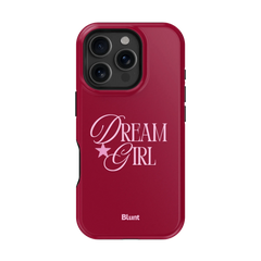 Dream Girl Maroon iPhone Case