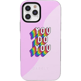 YOU DO YOU | Purple Print iPhone Case