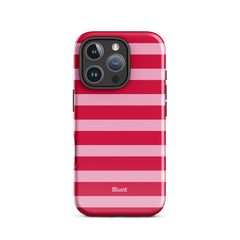 Cherry Stripe iPhone Case