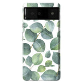 Leaf Me Alone | Green Floral Print Google Pixel Case