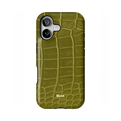 Olive Croc iPhone Case