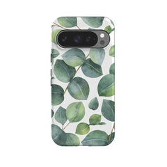Leaf Me Alone | Green Floral Print Google Pixel Case