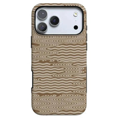 Mocha Ripple | Brown Waves Case