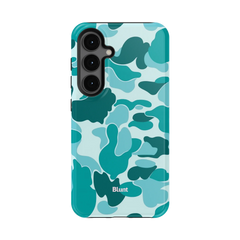 Aqua Camo Samsung Case