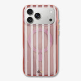 Abstract Stripe Nude MagSafe® Compatible iPhone Case