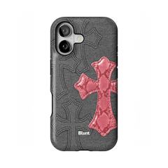 Pinkscale Cross iPhone Case