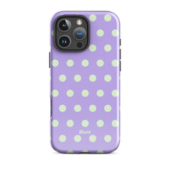 Lavender Mint Polka iPhone Case