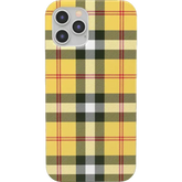 As if! | Yellow Plaid iPhone Case