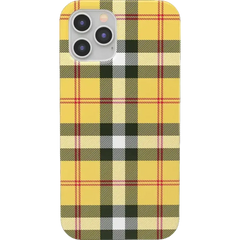 As if! | Yellow Plaid iPhone Case