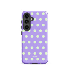Lavender Mint Polka Samsung Case