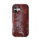 Crimson Scale iPhone Case