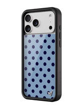 Polka Dot | Blue and Navy Blue iPhone Case