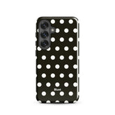Noir Polka Samsung Case