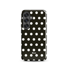 Noir Polka Samsung Case