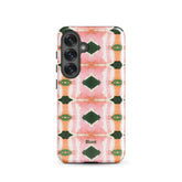 Rose Quartz Grid Samsung Case