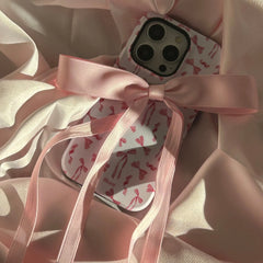 Pink Bow iPhone Case