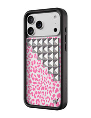 Pink Meow Stud iPhone Case