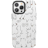 I'm With Her | Black & White Boobs Case