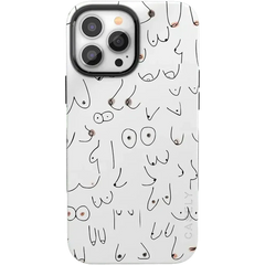 I'm With Her | Black & White Boobs Case