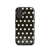 Noir Polka iPhone Case