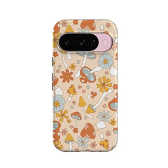 Mushroom Magic | Retro Floral Google Pixel Case