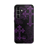Purple Cross Samsung Case
