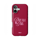 Dream Girl Maroon iPhone Case